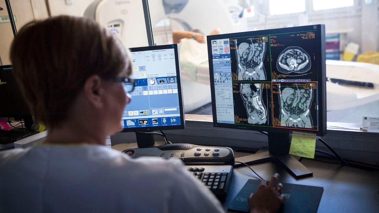 Radiologist analyzes images of her transgender patient