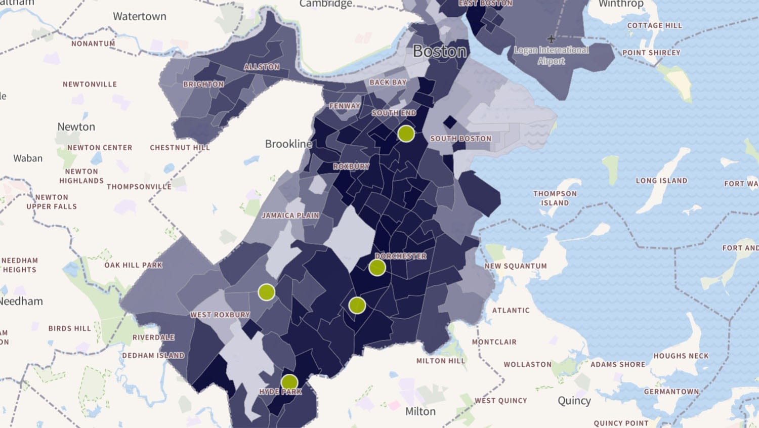 boston covid-19 vaccine site map