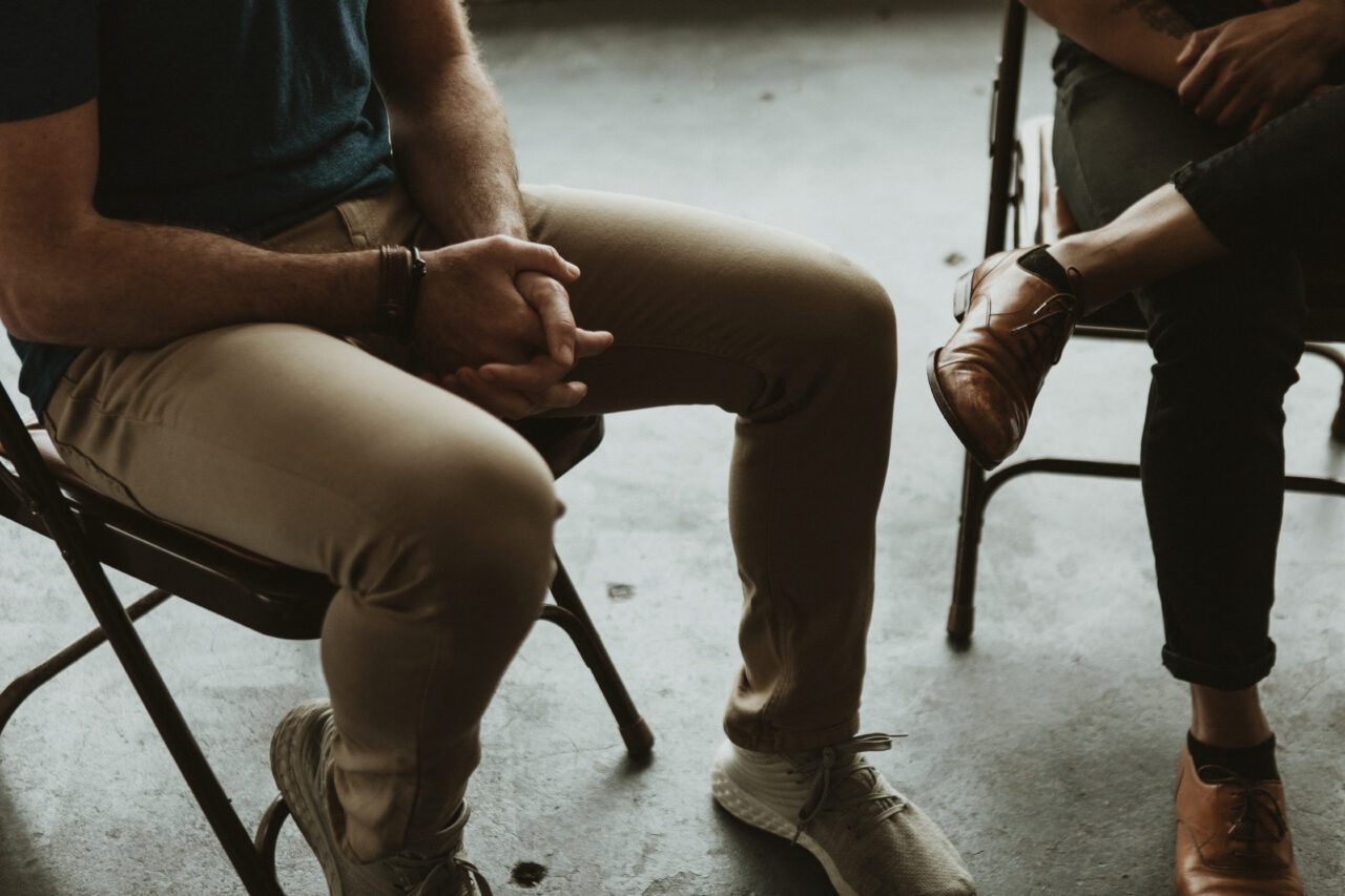 Diverse people in a rehab session