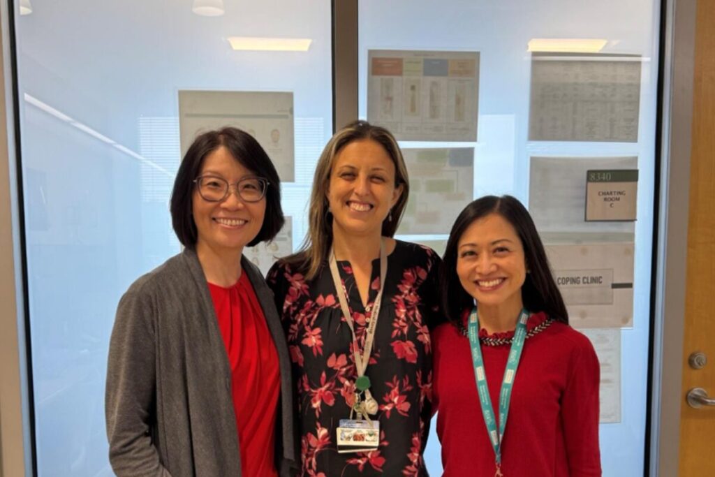 Coping clinic leadership: Margaret Lee, MD; Laura Goldstein, PsyD; Lisa Shen, MD