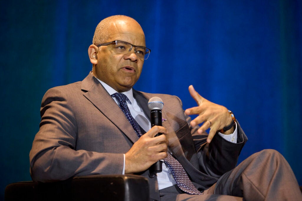 Kiame Mahaniah, MD, secretary of Health and Human Services for the Commonwealth of Massachusetts, joins the conversation on day one of the annual Together for Hope conference. 
