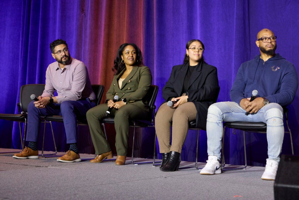 On day two of the annual Together for Hope conference, members of Project Evolve's multidisciplinary team and their correctional partners take the stage to present key insights on the program.