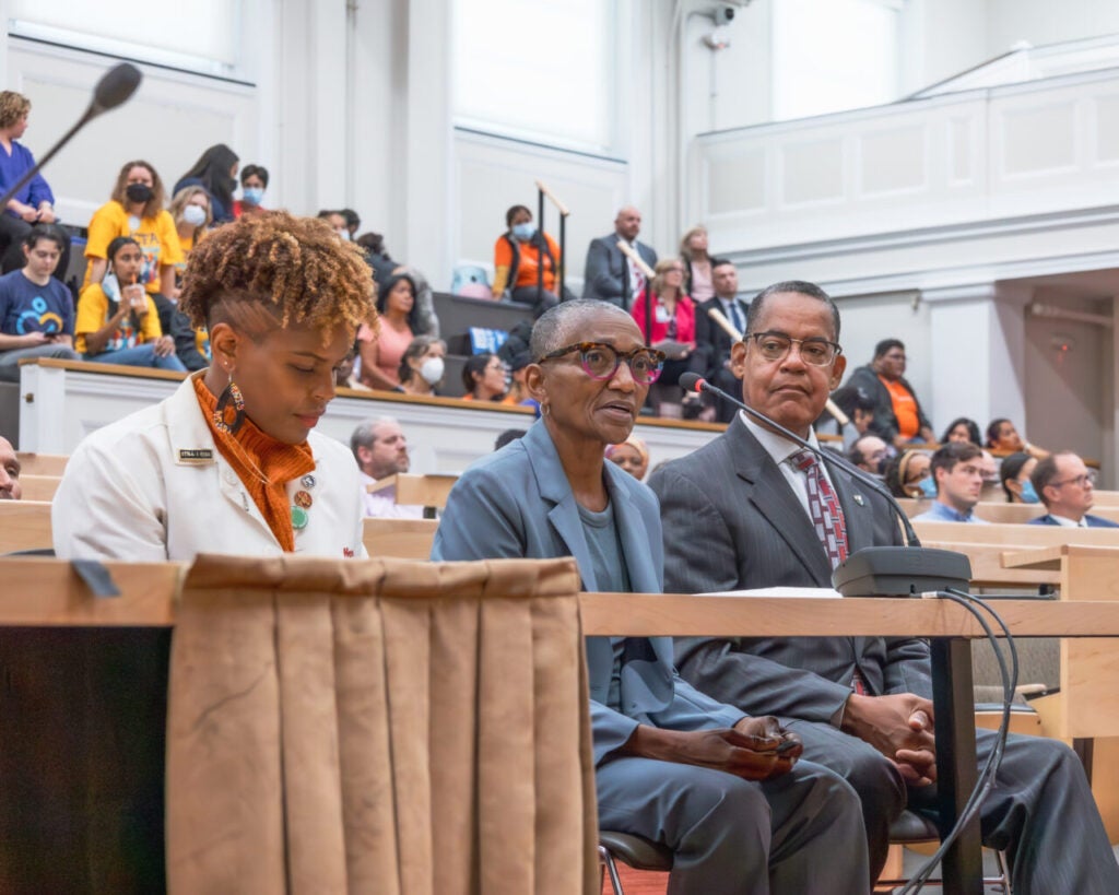 Dr. Thea James, MD, MBA vice president of mission, associate chief medical officer, and executive director of the hospital’s Health Equity Accelerator